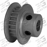 DAYTON Timing Pulley: Modified Curvilinear, Fixed, For GT Timing Belt Section, For 3 mm Belt Wd (MPN 21-2P03-6FA2). Key specifications — Brand: DAYTON; Finish: Clear Anodized; For Belt Series: Powerhouse®.