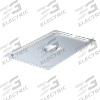 VOLLRATH Steam Table Pan Cover: Ninth Size, Rectangular, 22 ga Gauge, NSF Certified - Steam Table Pan Covers