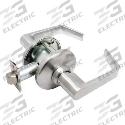 TOWNSTEEL Door Lockset: Office Lever Locksets, Chrome, ADA Compliant