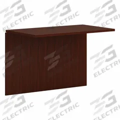 HON Desk Bridge: Laminate, Mahogany, 42 in Overall Wd, 29 in Overall Ht, 24 in Overall Dp (MPN HLPLB4224.LTM1). Key specifications — Desktop Material: Laminate; Desktop Color: Mahogany; Brand: HON; Frame Color: Mahogany; Frame Material: Laminate; Product Type: Desk Bridge.