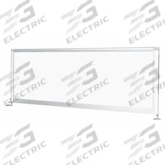 BEST-RITE Divider Panel: 17 in Overall Ht, 58 in Overall Wd, 1 in Overall Dp, White, Porcelain Steel (MPN 90142). Key specifications — attr990357: White; attr990327: BEST-RITE; attr990360: Porcelain Steel.