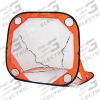 CHAMPION SPORTS Lacrosse Trainer: Steel, Black/Orange, Nylon, White, 48 in Overall Ht (MPN LG44). Key specifications — attr998655: Lacrosse Trainer; attr998660: CHAMPION SPORTS; attr998663: Black; attr998664: Steel.
