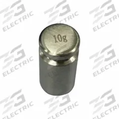 OHAUS Calibration Weight: 10 g Nominal Mass, Cylinder Calibration Wt, 6, No Certificate, Metric (MPN 80850121). Key specifications — Brand: OHAUS; Calibration Weight Material: Stainless Steel.