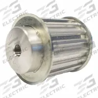 DAYTON Timing Pulley: Trapezoidal, Plain, For T10 Timing Belt Section, For 50 mm Belt Wd, 18 Teeth (MPN 66T10/18-2). Key specifications — Brand: DAYTON; Tooth Profile: Trapezoidal; Finish: Plain.