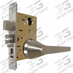 MARKS USA Door Lockset: Storeroom Lever Locksets, Stainless Steel, ADA Compliant, Ligature-Resistant (MPN 5SS19EW/32D). Key specifications — Ligature Resistance: Ligature-Resistant; Brand: MARKS USA; Lockset Function ANSI Code: F07; Visual Indicator Message: No Message; Lockset Style: SS19 Lever; ADA Compliant: Yes; Finish: Satin Stainless Steel.