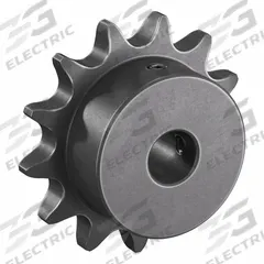 TSUBAKI Single Strand Sprocket: 40, For 1/2 in Chain Pitch, 1/2 in Bore Dia, 13 Teeth, Steel (MPN 40B13F-1/2). Key specifications — Brand: TSUBAKI.