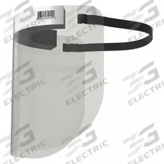 PIP GLOBAL SAFETY Face Shield: Anti-Fog, Dielectric/Reusable, Polyester, Clear, 9 1/8 in Visor Ht (MPN FF0721). Key specifications — Visor Color: Clear; Suspension Adjustment Type_Original: Elastic Band; Brand: PIP GLOBAL SAFETY.