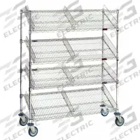 APPROVED VENDOR Specialized Medical Supply Cart: Steel, (2) Swivel/(2) Swivel with Brake, Silver (MPN SCH1836C-5). Key specifications — Material: Steel; Brand: APPROVED VENDOR; Caster/Wheel Configuration: (2) Swivel; Cabinet Color: Silver.