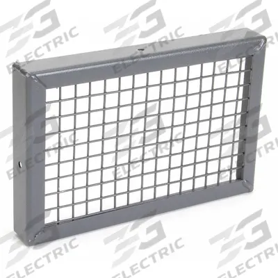 Dayton Outlet Guard: For Use With 1C792/2C862, Outlet, Steel, Baked Polyester Epoxy - Inlet & Outlet Guards