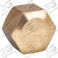 APPROVED VENDOR Compression Fitting Cap: 1/2 in OD Fitting Size, Compression, Brass (MPN 700081-08). Key specifications — Brand: APPROVED VENDOR.