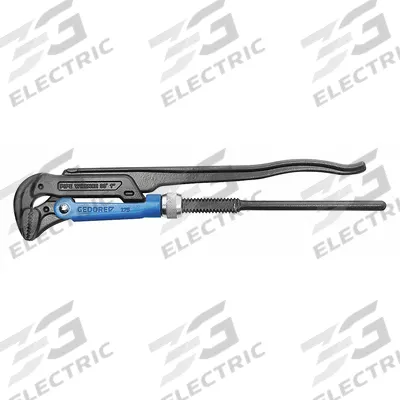 GEDORE Pipe Wrench: Alloy Steel, 2 in Jaw Capacity, Serrated, 23 in Overall Lg - Swedish Pipe Wrenches