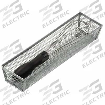 HONEY-CAN-DO Cutlery Tray: 1 Compartments, 12 in Overall Lg, 3 in Overall Wd, 2 in Overall Ht - Drawer Organizers