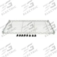 APPROVED VENDOR Shelving: For 3TPD9/3TPE4, For 3TPD9/3TPE4, 175 lb Cap, Powder Coated, White, Steel (MPN MHL1836WG). Key specifications — Material: Steel; Color: White; Finish: Powder Coated; For Use With Mfr. Model Number: 3TPD9; Manufacturer Part Number: MHL1836WG; Brand: APPROVED VENDOR; For Use With Grainger Item Number: 3TPD9; Accessory Type: Shelf.