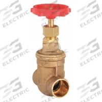MILWAUKEE VALVE Gate Valve: 1 in, Bronze, Non-Rising, Sweat x Sweat, 200 psi Max. Pressure (CWP) (MPN 115 1). Key specifications — Wedge Material: Bronze; Brand: MILWAUKEE VALVE; Bonnet Material: Bronze.