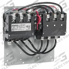 SIEMENS NEMA Magnetic Contactor: Reversing, 3 Poles, NEMA Size 2, 45 A, 120/240V AC (Dual Rated) (MPN 43FP32AA). Key specifications — Brand: SIEMENS.