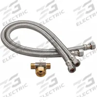 SPEAKMAN Supply Hose: Stainless Steel, Stainless Steel, 9 in Overall Lg, UNEF, Commander (MPN A-HOSES). Key specifications — Inlet Connection Type: UNEF; Sprayer Connection Size: 9/16"-24; Brand: SPEAKMAN; Color/Finish: Stainless Steel; Material: Stainless Steel; Product Type: Supply Hose.