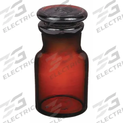 APPROVED VENDOR Reagent Bottle: 30 mL - Amber Wide Mouth Glass Lab Bottles