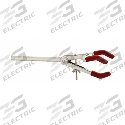 CHEMGLASS Test Tube Clamp: Clamp, Zinc Alloy, 5 in Overall Lg, 3 Prongs - Lab Clamps