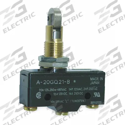 OMRON Snap Action Switch: Plunger Actuator, 1NO/1NC - Plunger Snap-Action Switches
