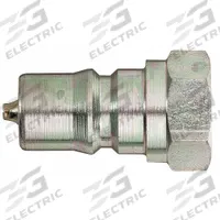 HANSEN Hydraulic Quick Connect Hose Coupling: 3/4 in Coupling Size, 316 Stainless Steel, FNPT (MPN ML6KP31). Key specifications — Body Material: 316 Stainless Steel; Thread Size: 3/4"-14; Brand: HANSEN.