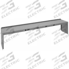 TENNSCO Electronic Riser: 96 in Overall Wd, 15 in Overall Dp, Gray, Carbon Steel, Steel, 18 in (MPN REI-18-1596-WK-1). Key specifications — Includes Mounting Hardware: Yes; Color: Gray.