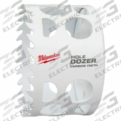 MILWAUKEE Hole Saw: 3 1/8 in Saw Dia., 3 Teeth per Inch, 1 5/8 in Max. Cutting Dp - Multi-Material-Cutting Hole Saws without Arbor