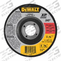 DEWALT Depressed Center Cut-Off Wheel: Type 27, 6" x 0.045" x 7/8", Ceramic, 46 Grit, A46U-BF (MPN DWA8959F). Key specifications — Series: A46U-BF; Brand: DEWALT.