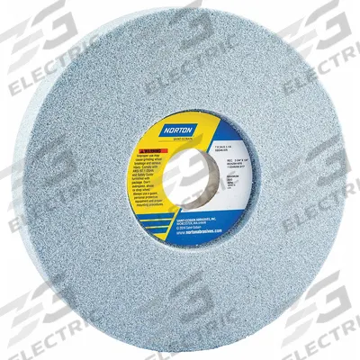 NORTON Recessed Grinding Wheel: Type 5, 7" x 3/4" x 1 1/4", 5SG46-IVS - Cool-Cutting Grinding Wheels for All Metals
