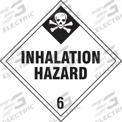 STRANCO INC DOT Container Placard: Inhalation Hazard, 10 3/4 in x 10 3/4 in, 10 3/4 in Label Ht (MPN DOTP-0107-PS). Key specifications — Brand: STRANCO INC; Message: Inhalation Hazard.