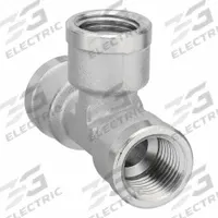 LEGRIS Metal Pipe Tee: Tee, 1/4 in x 1/4 in x 1/4 in, Nickel-Plated Brass, 870 psi, 1 41/64 in Lg (MPN 0915 00 13). Key specifications — Brand: LEGRIS; Maximum Operating Pressure: 870 psi.