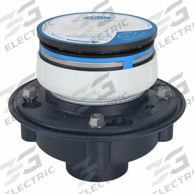 ZURN Floor Drain: 8 1/4 in Overall Dia, 6 in Grate Size, 4 in Nominal Pipe Size - Height Adjustable Floor Drains