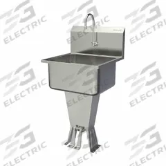 SANI-LAV Wash Station: 41 1/2 in Overall Ht, 19 in Bowl Lg, 10 in Bowl Dp, 0.5 gpm Flow Rate, 18 ga (MPN 512L-0.5). Key specifications — Includes Side Splash: Side Splash Not Included; Brand: SANI-LAV.