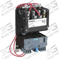 SIEMENS NEMA Magnetic Motor Starter: Non-Reversing, 3 Poles, NEMA Size 0, 18 A, 120V AC Coil (MPN 14CUC32AF). Key specifications — Brand: SIEMENS; Auxiliary Contact Form: 1NO; Coil Voltage: 110/120V AC; Phase: Three; Terminal Connection Type: Screw Terminals; Auxiliary Contacts Included: 1NO; Signaling Features: Pilot Light; Thermal Units Required: None (Not Applicable to Electronic Overloads).