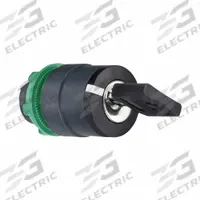 SCHNEIDER ELECTRIC Keyed Selector Switch: 3 Position, 22 mm Panel Mounting Size, Series XB5 (MPN ZB5AG0). Key specifications — Manufacturer Part Number: ZB5AG0; Brand: SCHNEIDER; Switch Action: Maintained/Maintained/Maintained; Key Removal Position: Left.