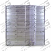 57"H-W 12.8"L Squ Alu Mtrzd Cntrl Dampr: 12 3/4 in L, 57 in H, 57 in W, 1 1/2 in Flange Wd, Aluminum (MPN 3C188). Key specifications — Nameplate Voltage: 24V DC; 240V AC; Blade Type: Flat Blade; Brand: DAYTON; Maximum Air Velocity: 3500 fpm; Switch Action: Normally Open.