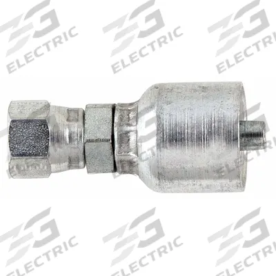 Parker Hydraulic Crimp Fitting: Steel x Steel, Straight, -16 For Hose Dash Size - Parker Crimp Hydraulic Hose Fittings with JIC Connection