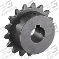 TSUBAKI Single Strand Sprocket: 35, For 3/8 in Chain Pitch, 5/8 in Bore Dia, 17 Teeth, Steel (MPN 35B17F-5/8). Key specifications — Brand: TSUBAKI.