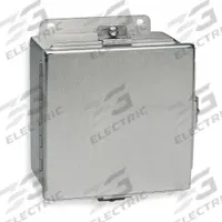 WIEGMANN Enclosure: 304 Stainless Steel, 12 in x 10 in x 6 in, NEMA 12/13/4/4X, Solid Cover, Hinged (MPN BN4121006CHSS). Key specifications — Brand: WIEGMANN; Closure Method: Clamps; Enclosure Material: 304 Stainless Steel; Knockouts: Not Included.