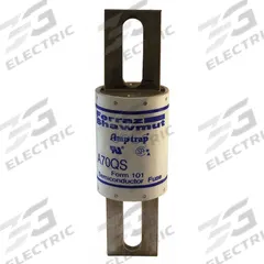 Semiconductor Fuse: A70QS Series, Fast-Acting, 600 A, 700 V AC, 700 V DC DC Volt Rating (MPN A70QS600-4K). Key specifications — Series: A70QS; Brand: MERSEN; Voltage Type: AC/DC.