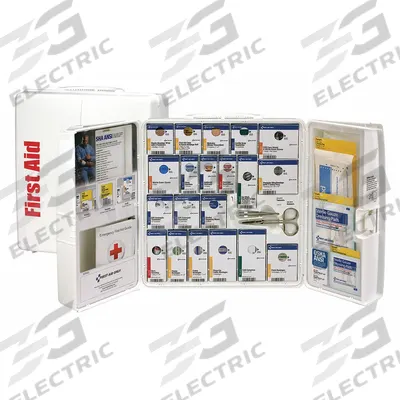 FIRST AID ONLY First Aid Kit and Housing: 203 Components, ANSI/ISEA Z308.1-2021, Type I/II - General Purpose ANSI First Aid Kits