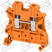 SCHNEIDER Terminal Block: DIN Rail Mounting Type, Screw Clamp Wire Termination, 2 Wire Terminals (MPN NSYTRV42AR). Key specifications — Brand: SCHNEIDER; For Minimum Wire Size: 26 AWG.
