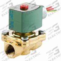 REDHAT Solenoid Valve: 2-Way, Normally Closed, 1 1/2 in Pipe Size, 220V AC/240V AC, Watertight (MPN 8210G022LF 240/60,220/50). Key specifications — Pipe Size: 1-1/2 in; Voltage: 240V AC; Brand: REDHAT; Coil Enclosure: Watertight.
