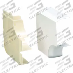 LEGRAND Flat Elbow: CableSmart 40N2, 4 in Wd, 2 in Ht, Plastic, White (MPN 40N2F11WH). Key specifications — Series: CableSmart 40N2; Material: Non-Metallic; Color: White; For Use With: 40N2 Raceways; Brand: LEGRAND; Item: 90 Degree Flat Elbow.
