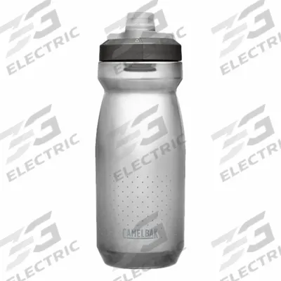 CAMELBAK Bottle: 21 oz Capacity, Gray, Polypropylene, BPA-Free, 8 1/4 in Overall Ht - Plastic Squeeze Bottles