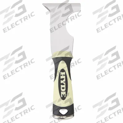 HYDE Painters Tool: Carbon Steel, 2 1/2 in Blade Wd, 3 1/4 in Blade Lg - Standard Painter's Multi-Tools