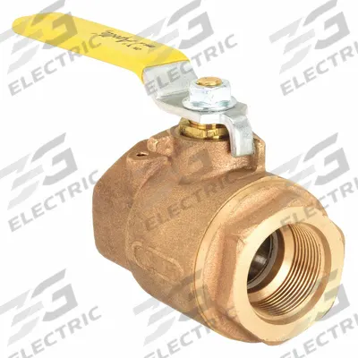 APOLLO Manual Two-Way Ball Valve: 1 1/4 in, Bronze, Straight, Female SAE x Female SAE - Bronze Ball Valves