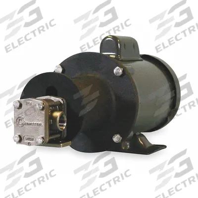 OBERDORFER Rotary Gear Pump: 1/3 hp Horsepower, 115/230V AC, 316 Stainless Steel Body - Direct-Drive Rotary Gear Pumps