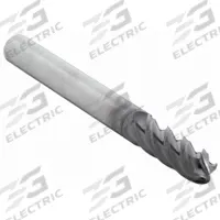 WIDIA HANITA Ball End Mill: Carbide, TiAlN Coated, 4 Flute, 5/16" Mill Dia, 3/4" LOC, 2-1/2" OAL (MPN TF4V0008003)