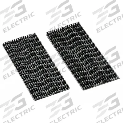 3M DUAL LOCK Hook-and-Loop Fastener: Strip, 1 in Overall Wd, 3 in Overall Lg - Pre-Cut Strips