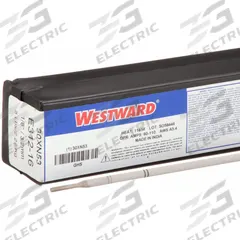 WESTWARD Stick Electrode: Stainless Steel, E312-16, 1/8 in x 14 in, 5 lb (MPN 30XN53). Key specifications — Yield Strength (As Welded): 90 ksi; Brand: WESTWARD; Tensile Strength (As Welded): 95 ksi.